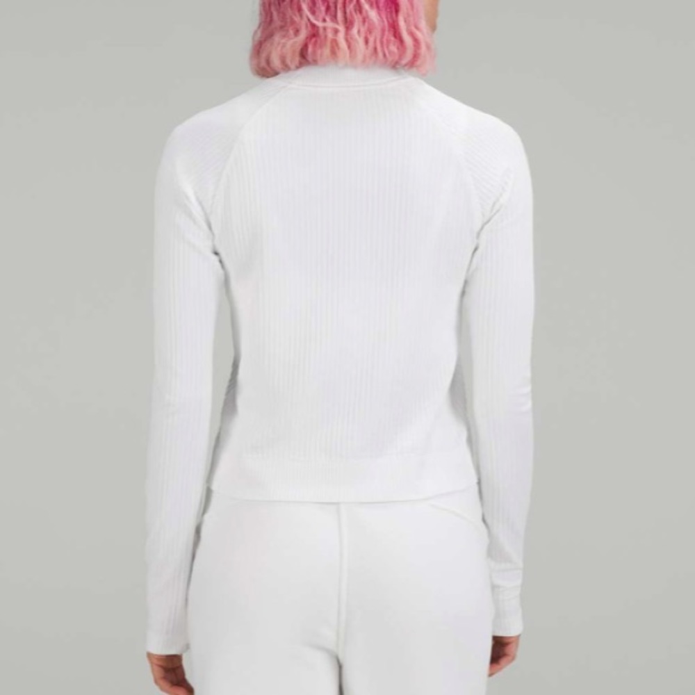 Lululemon Rest Less Cropped Half Zip - Picture 10 of 12